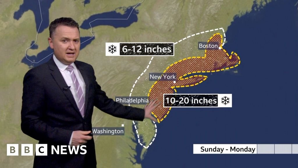Latest weather forecast as US states brace for Nor’easter