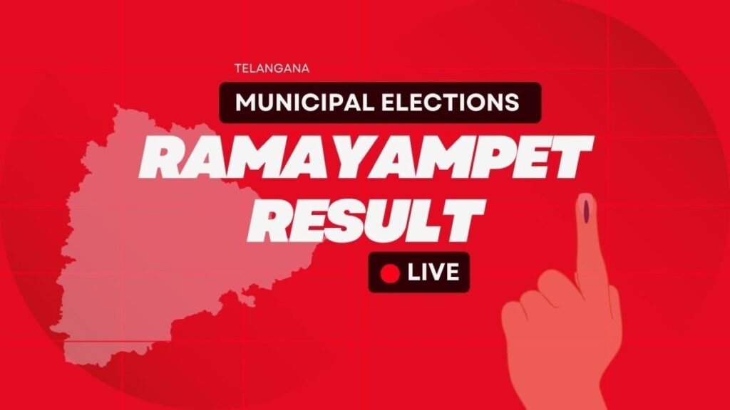 Ramayampet Municipality, Telangana Urban Local Bodies Elections Results 2026 LIVE: INC: 8, BRS: 3, BJP: 1, OTH: 0 at 01:20 PM | Elections News