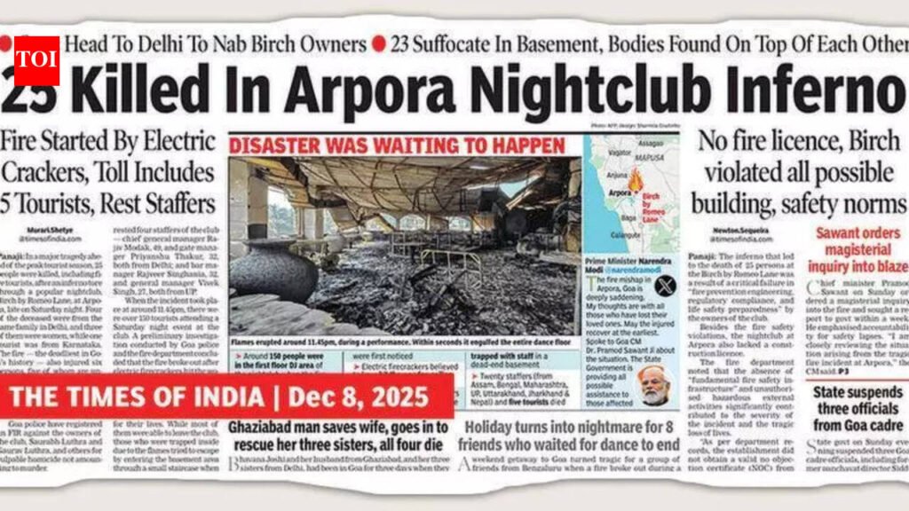 Two months after Birch inferno, Goa CM pulls up officers for lapses | Goa News