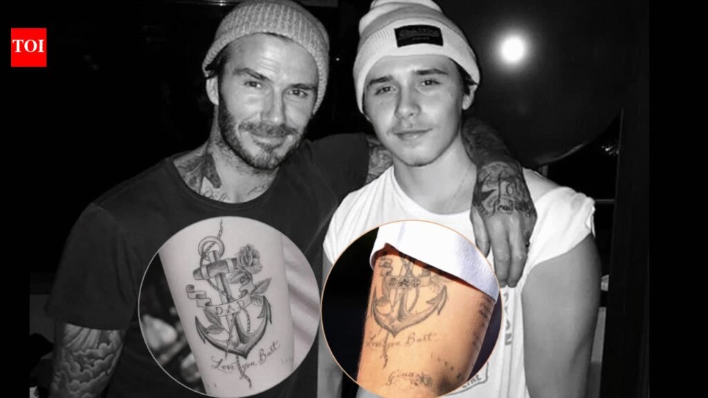 Brooklyn Beckham removes ‘Dad’ arm tattoo dedicated to David Beckham amid public fallout |