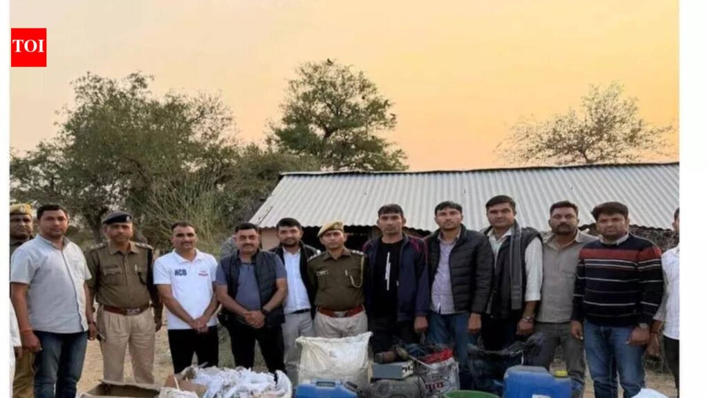 Major crackdown on drug traffickers in Raj, factories and labs busted, suspects held | Jaipur News