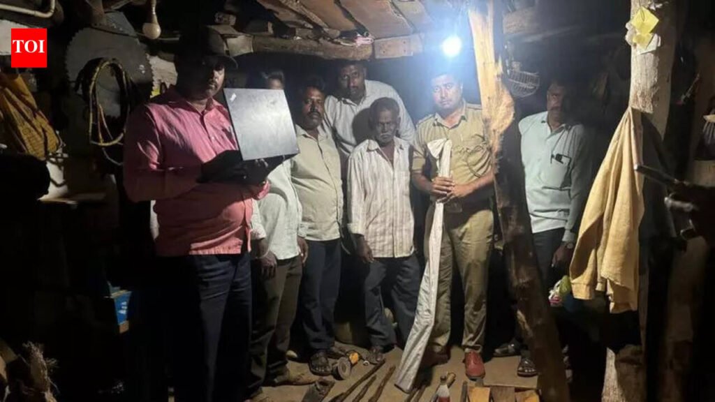 Carpenter arrested for manufacturing country-made weapons | Mysuru News