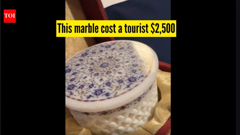 “Was I scammed?” Tourist asks after buying a small marble souvenir in Agra for $2,500; sparks scam debate |