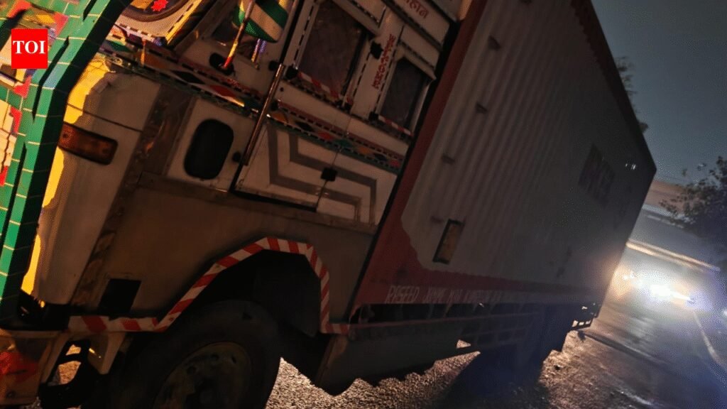 1 killed, another injured as scooty hits truck in southeast Delhi | Delhi News