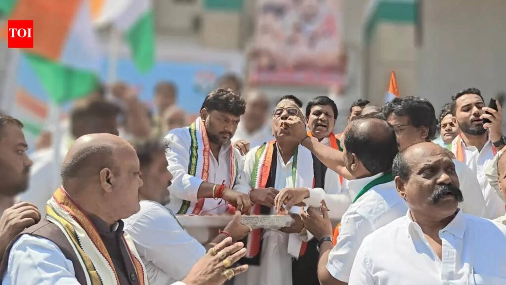 Telangana Municipal Election Results 2026: Early trends show Congress leading; BRS and BJP in race for wards | Hyderabad News