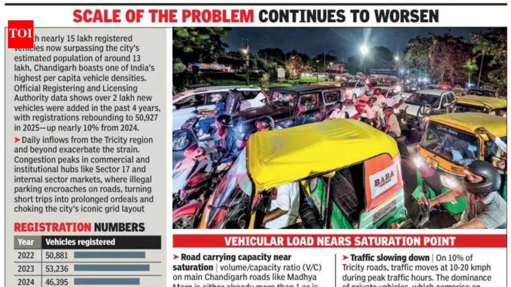 Cars Multiply In Chandigarh, Solutions Stuck in Jam | Chandigarh News