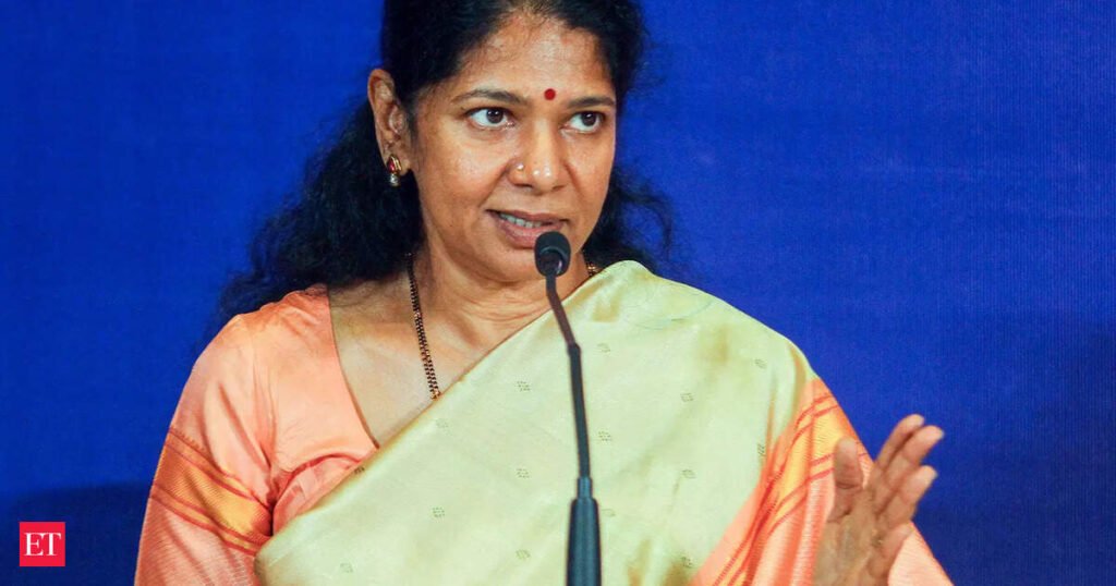 DMK’s Kanimozhi backs Rs 5,000 relief for women