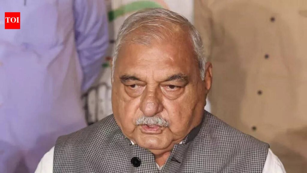 Hooda objects to BJP govt’s decision to cut old age pensions | Chandigarh News