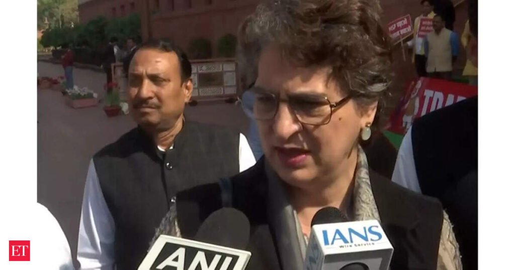 ‘Did not abuse anyone’: Priyanka Gandhi denies Rijiju’s claim of misconduct in Speaker’s chamber