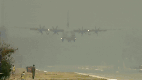 Watch: PM Modi lands at Dibrugarh Emergency Landing Facility, attends IAF air show | India News