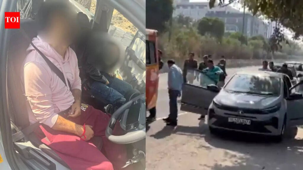 Horrific Valentine’s Day murder in Noida: Man shoots woman inside car, then turns gun on himself | Noida News