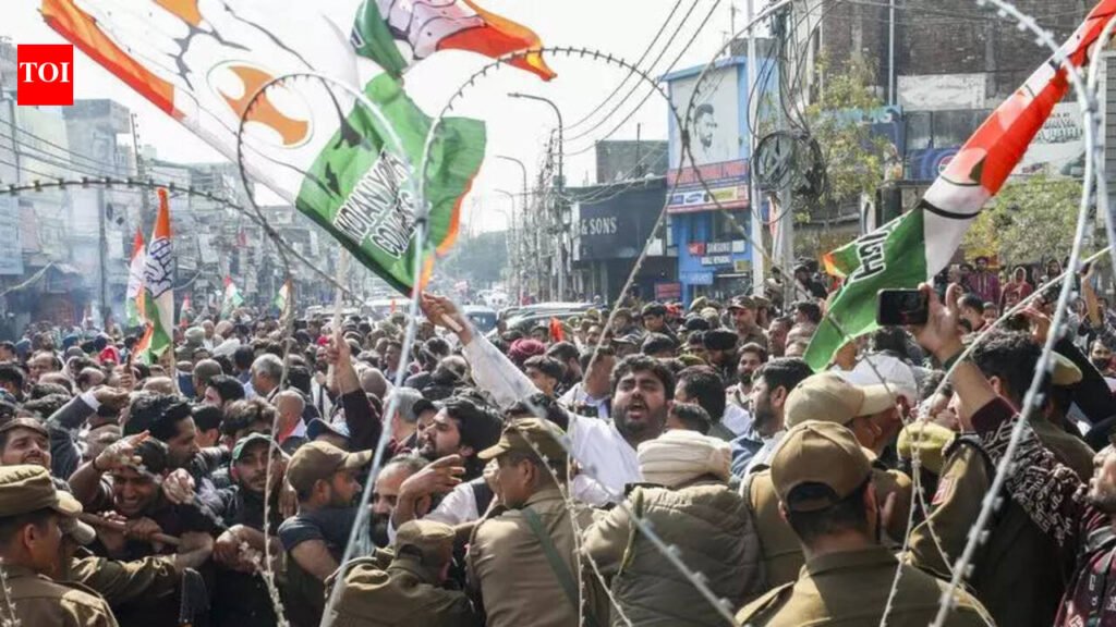 Pargat detained during ‘Save MGNREGA’ protest in Jammu | Chandigarh News