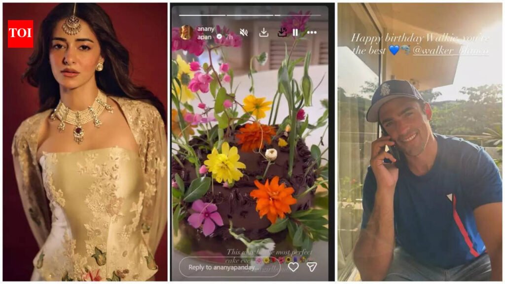 Ananya Panday shares sweet birthday post for rumoured boyfriend Walker Blanco: ‘You’re the best’ | Hindi Movie News