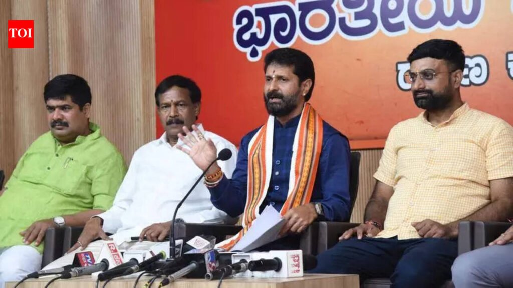 Cong govt celebrating 1,000 days of 1,000 scams: Ravi | Mangaluru News