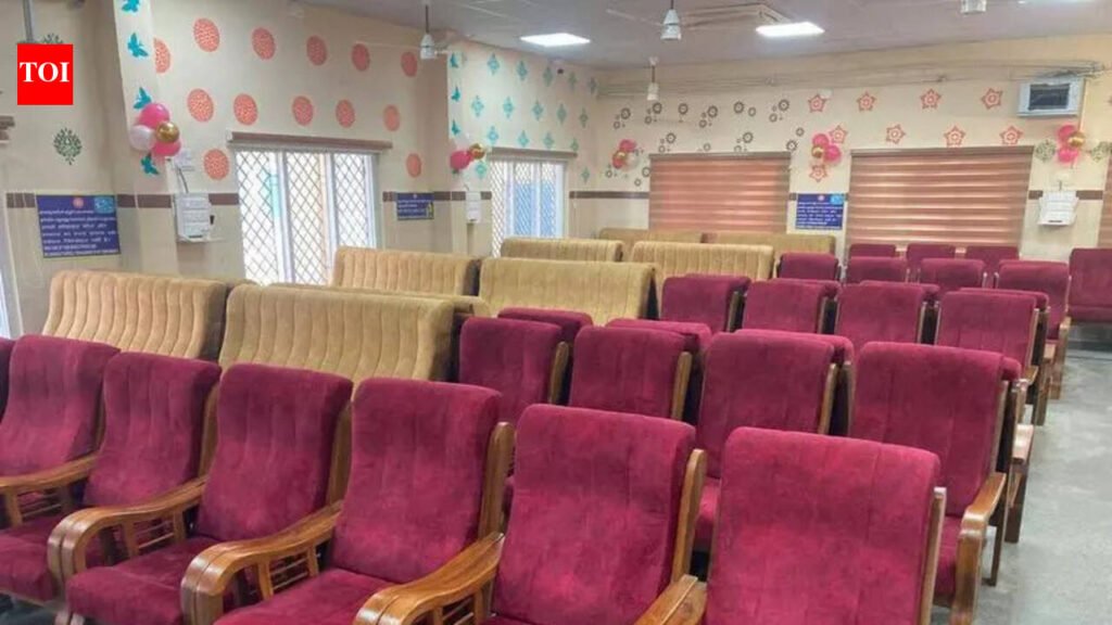 Tambaram railway station gets new AC waiting hall | Chennai News