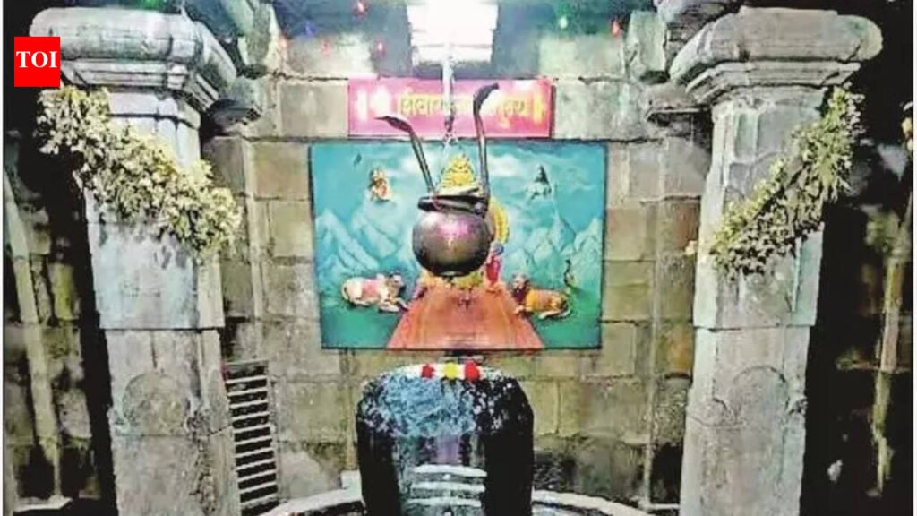 Bhatala’s temple without shikhar houses Vidarbha’s largest Shivling | Nagpur News