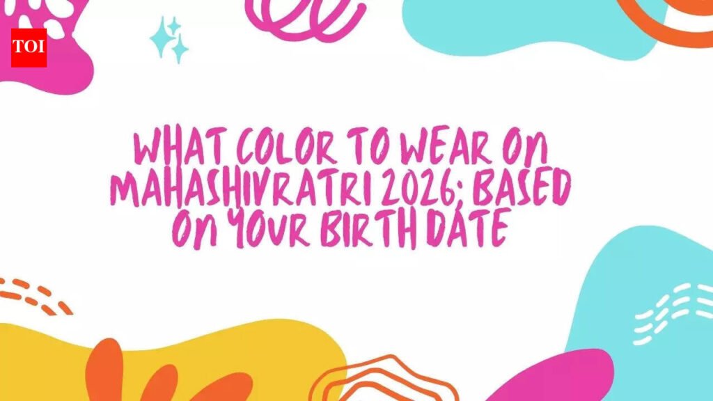 What color to wear on Mahashivratri 2026; based on your birth date