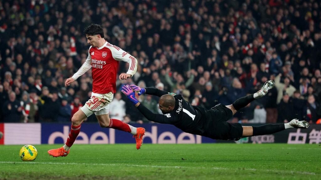 Arsenal vs Chelsea: Late Havertz goal sinks former club as Arsenal reaches League Cup final