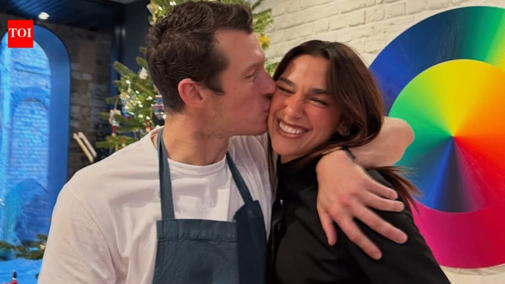 Dua Lipa and Callum Turner share a romantic red carpet moment at the Berlin Film Festival | English Movie News