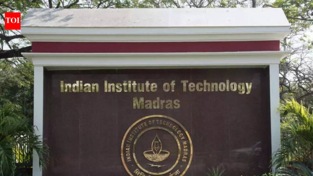IIT-Madras, Tel Aviv univ to train 5,000 students in water literacy | Chennai News