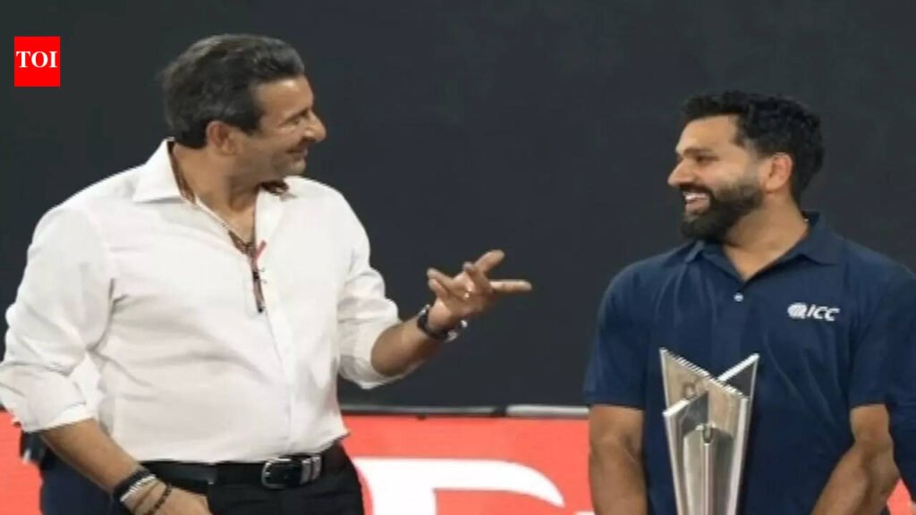 Amid no-handshake row, Rohit Sharma’s hug with Wasim Akram goes viral in Colombo – WATCH | Cricket News
