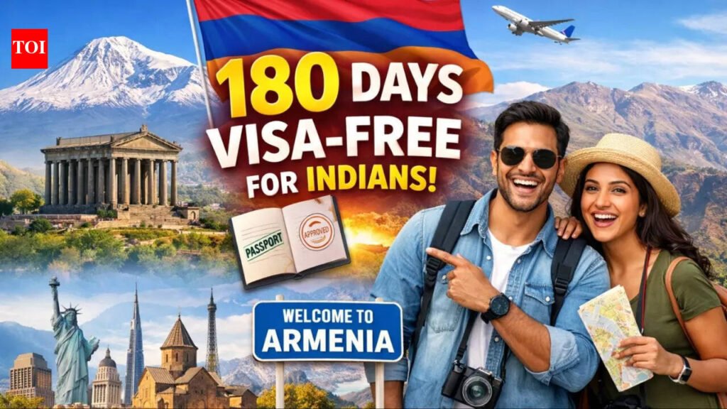 No visa, no paperwork needed for Indians: Armenia opens travel doors to expatriates across Gulf, US, Europe for 180 days