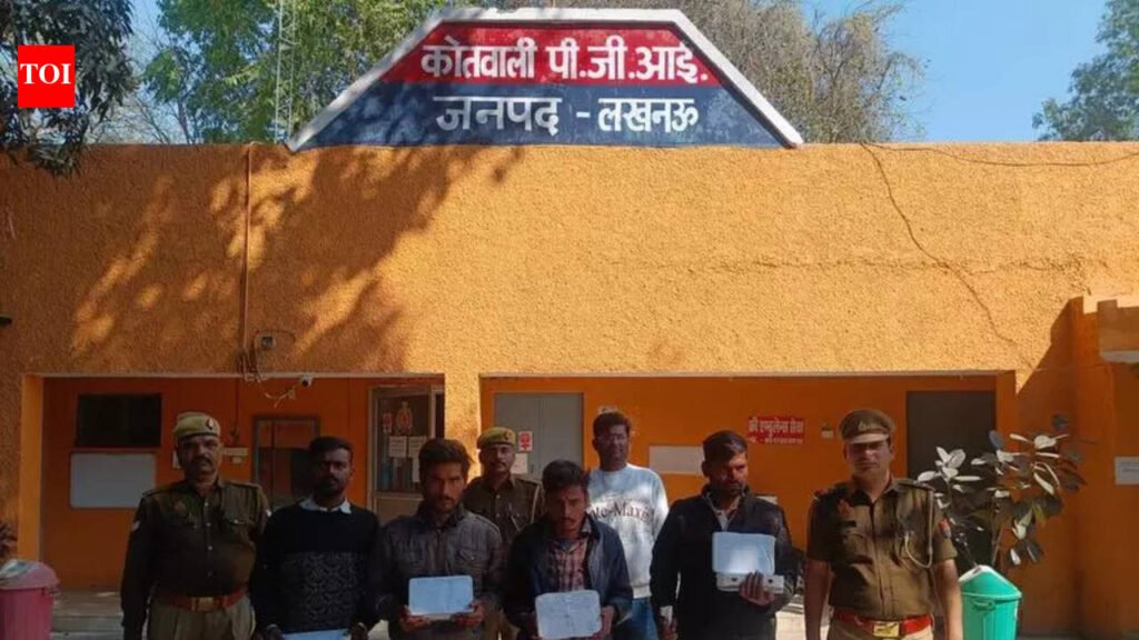 Sons of retd PAC head constable held among four for heists | Lucknow News