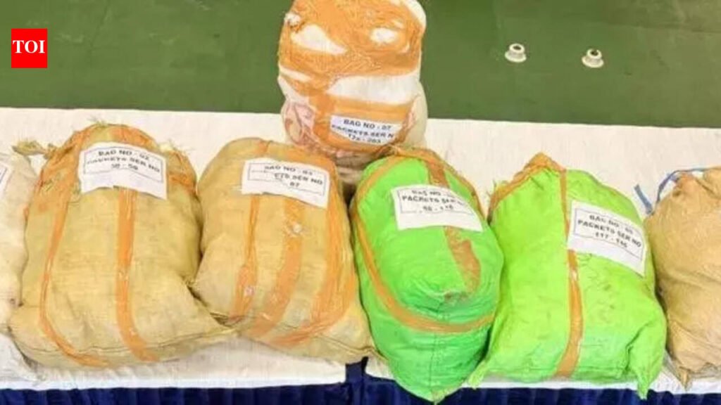 203kg of suspected narcotics seized from Iranian speedboat off Porbandar coast | Ahmedabad News