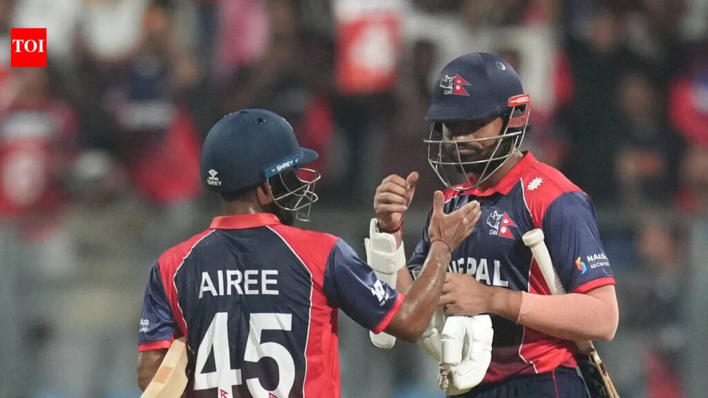 Nepal end 12-year T20 World Cup drought with seven-wicket win over Scotland | Cricket News