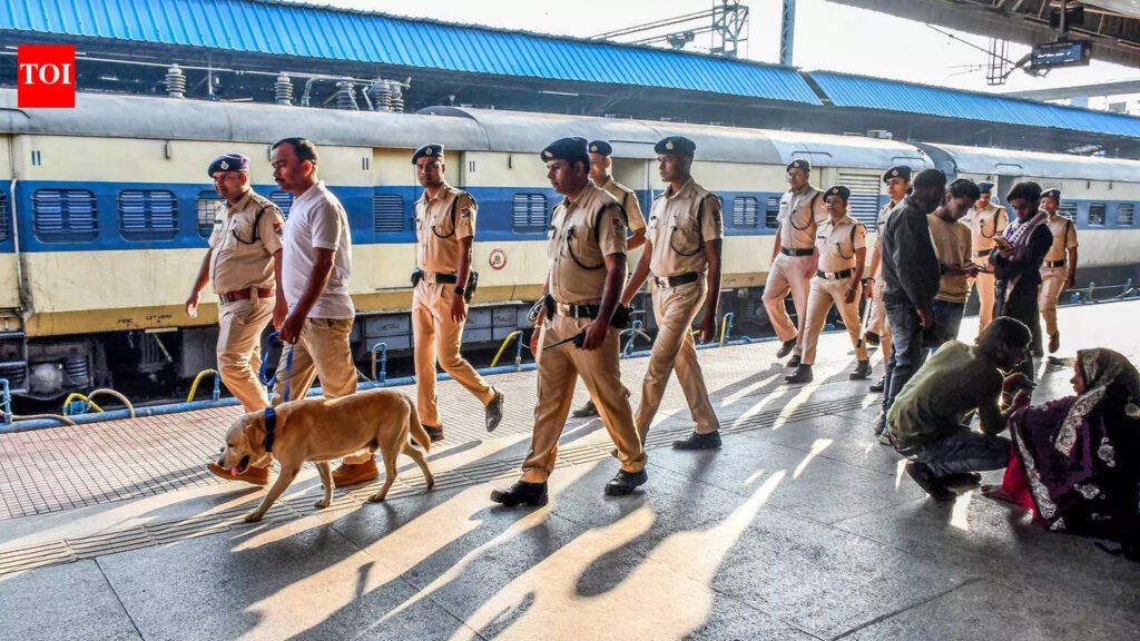 RPF cop kneels on youth’s neck, probe ordered as clip goes viral | India News