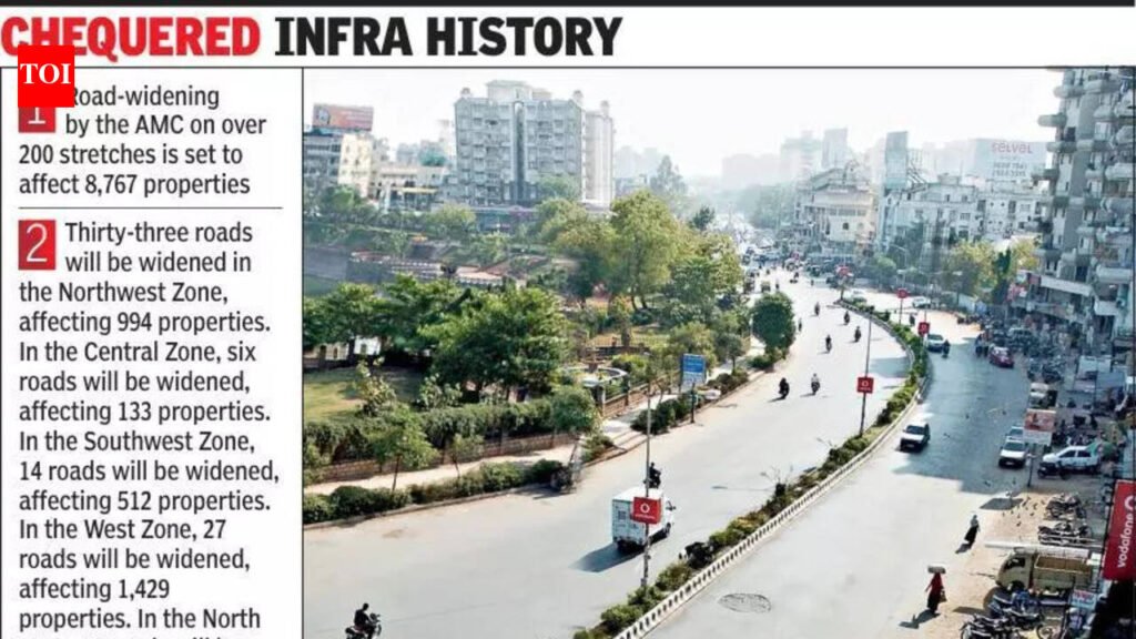 Ahmedabad: Vastrapur societies to give land for road widening, to get taller buildings | Ahmedabad News