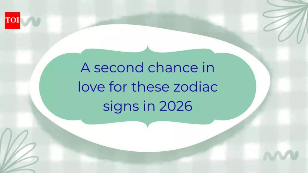A second chance in love for these zodiac signs in 2026 |