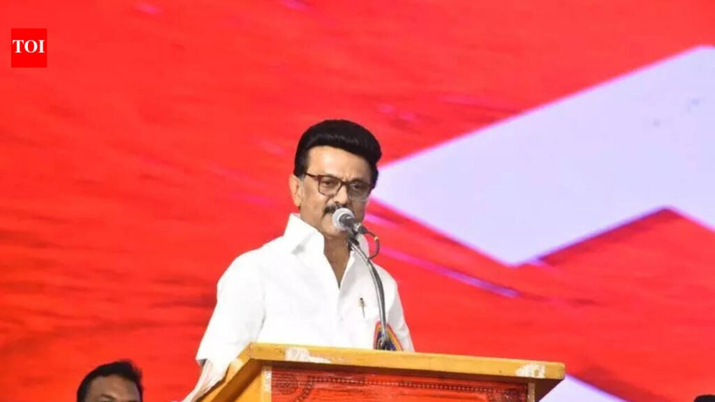 Only constitutional amendments can fix centralization: CM Stalin | Chennai News