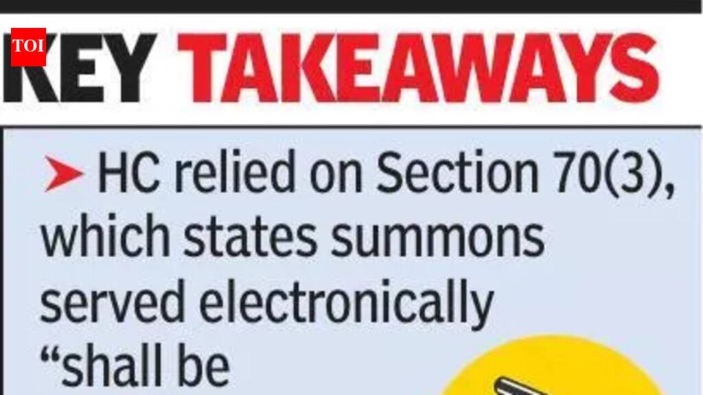 HC Upholds WhatsApp Summons, Says Electronic Service Valid Under BNSS | Nagpur News