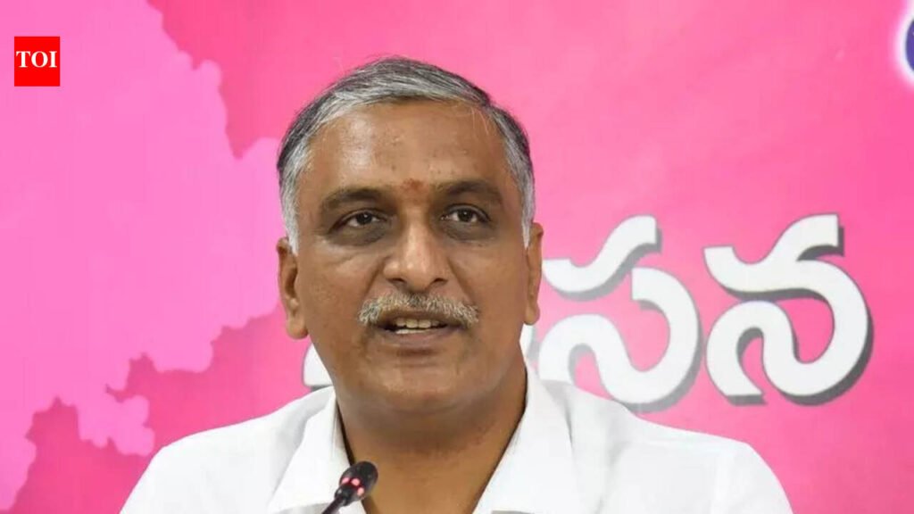 Harish accuses Congress of ‘murdering democracy’ in civic elections | Hyderabad News