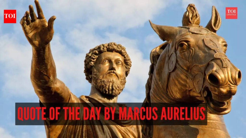 Marcus Aurelius Quote: Quote of the day by Marcus Aurelius: “Time is a sort of river of passing events, and strong is its current; no sooner is a…” |