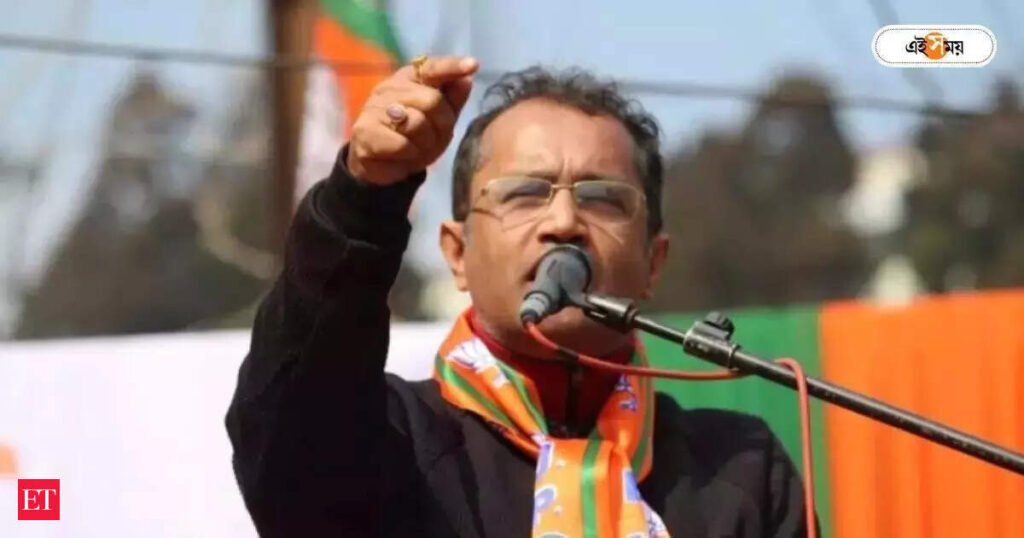 Rebel BJP MLA Bishnu Prasad Sharma joins TMC ahead of West Bengal polls