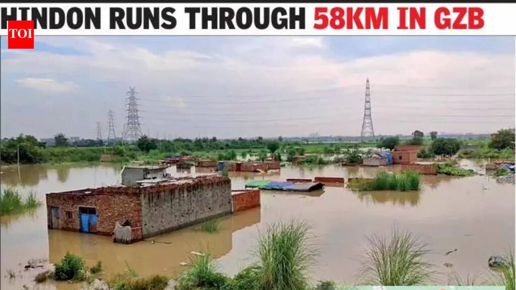 Flood-prone in recent years, Hindon set to be embanked | Noida News