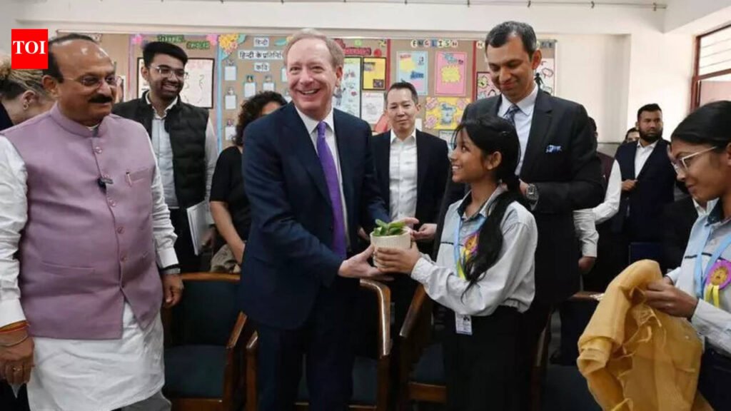 No chalk or blackboard: At CM Shri school, a ‘smart’ panel is where learning happens | Delhi News