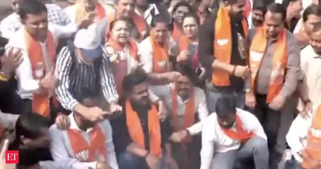 From Jammu to Mumbai: BJP unleashes nationwide protests after Congress’ ‘shirtless’ AI Summit act