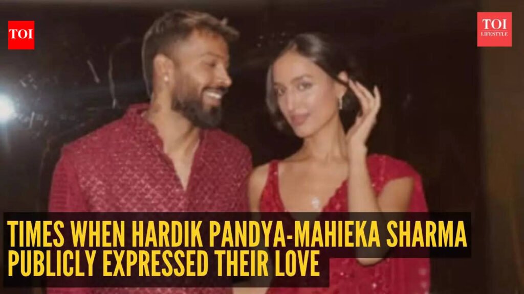 Hardik Pandya-Mahieka Sharma: 5 times they publicly expressed love