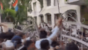 ‘Shirtless’ protest row: BJP & Congress workers clash in Indore, pelt stones – watch | India News