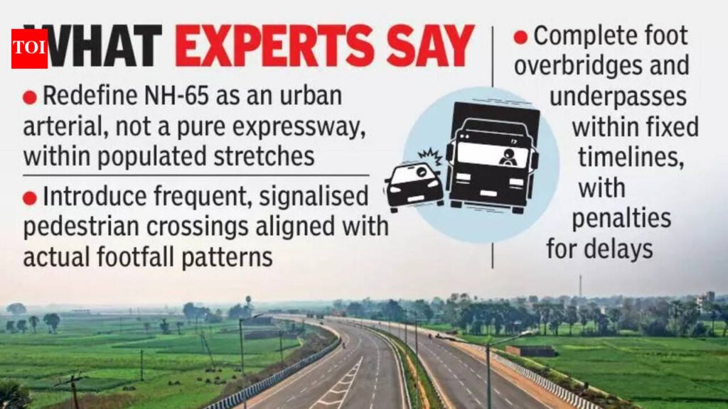 Built for speed, not safety: 961 accidents expose design flaws on NH-65 corridor | Hyderabad News