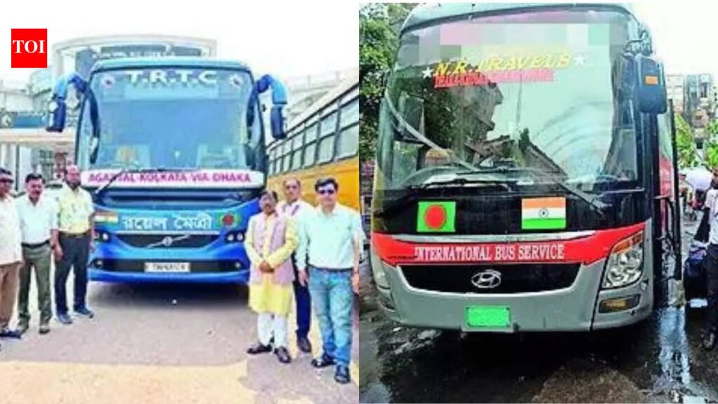 Agartala-Dhaka direct bus trial runs held, service likely to resume soon | Guwahati News