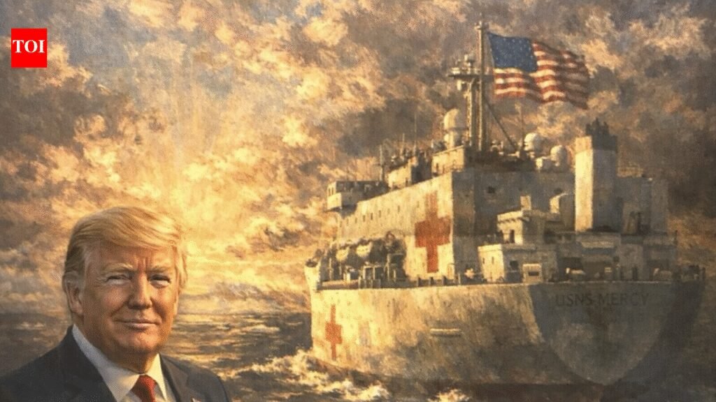 ‘It’s on the way’: Donald Trump is sending ‘great hospital boat’ to Greenland