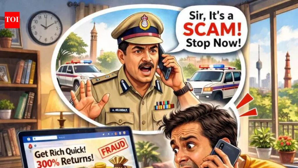 Noida police scan mule accounts, investment patterns, stop 122 scams midway | Noida News