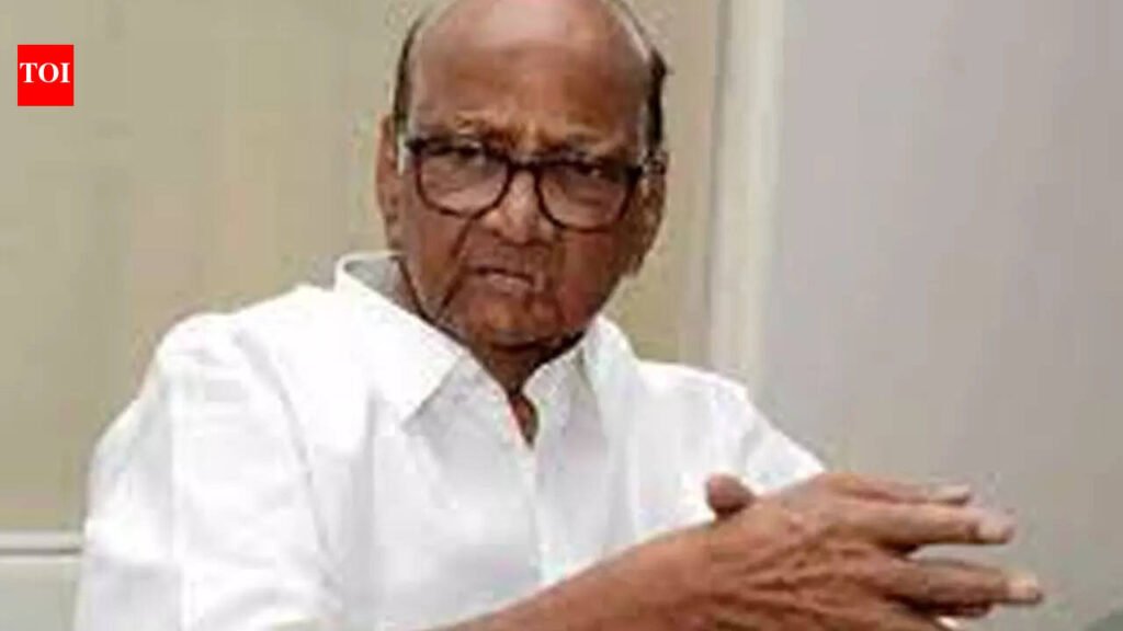 NCP (SP) chief Sharad Pawar hospitalised in Pune due to mild dehydration | Pune News