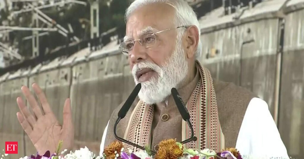 PM Modi accuses Congress of ‘shameless’ politics at AI Summit