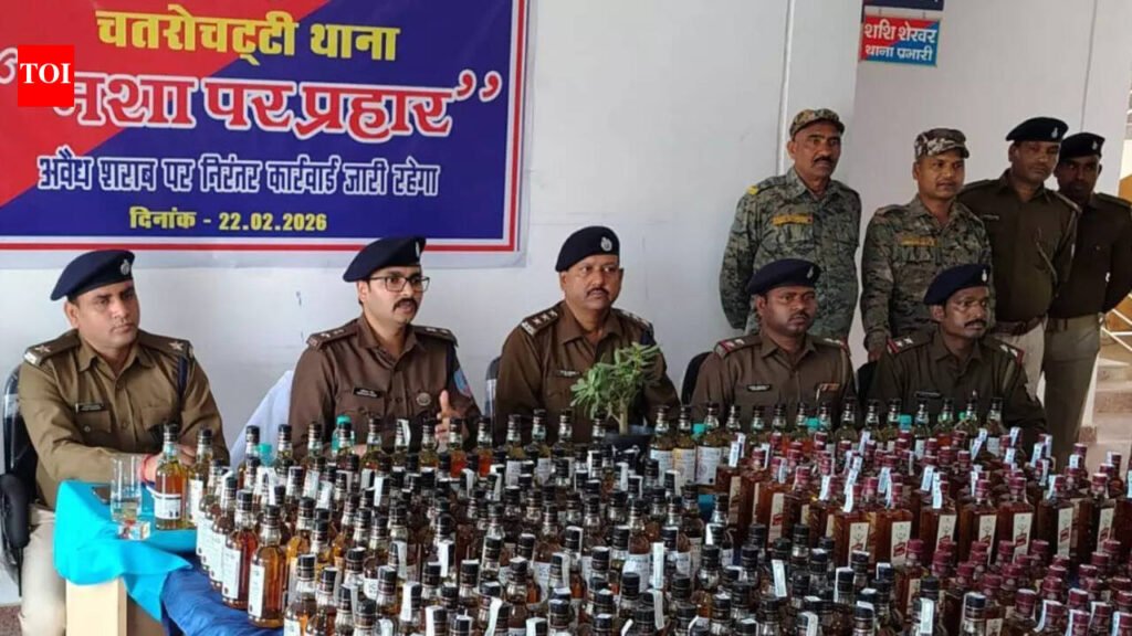 Bokaro Police Seize Rs 10 Lakh Spurious Liquor Ahead of Holi | Ranchi News