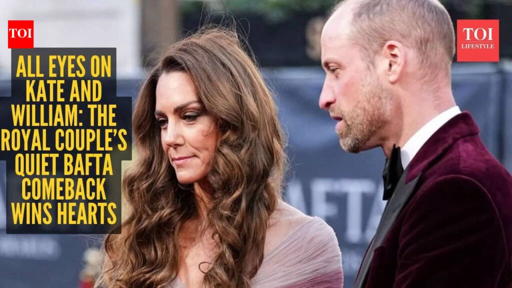 Kate Middleton’s pink Gucci moment turns heads as she returns to BAFTAs with Prince William